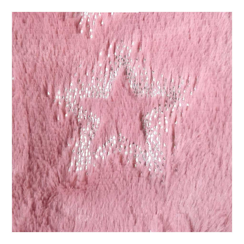 Agena - Fluffy Faux Fur Cushion - Pink