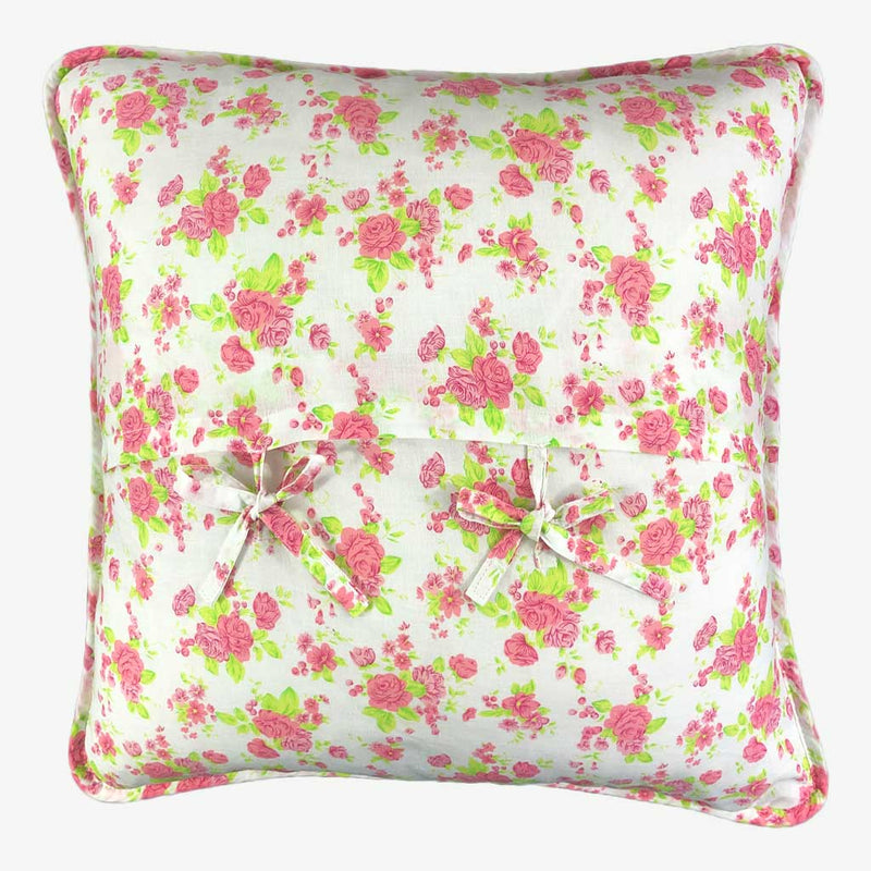 Ana - Large 100% Cotton Quilted Patchwork Flower Cushion