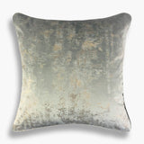 Aurum - Gold Flecks Velvet Velour Cushion - Grey