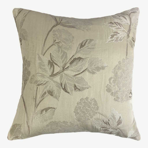 Begonia - Cream & Beige Floral Cushion