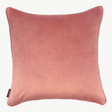 Eloise - Large Velvet Velour Geometric Cushion - Pink