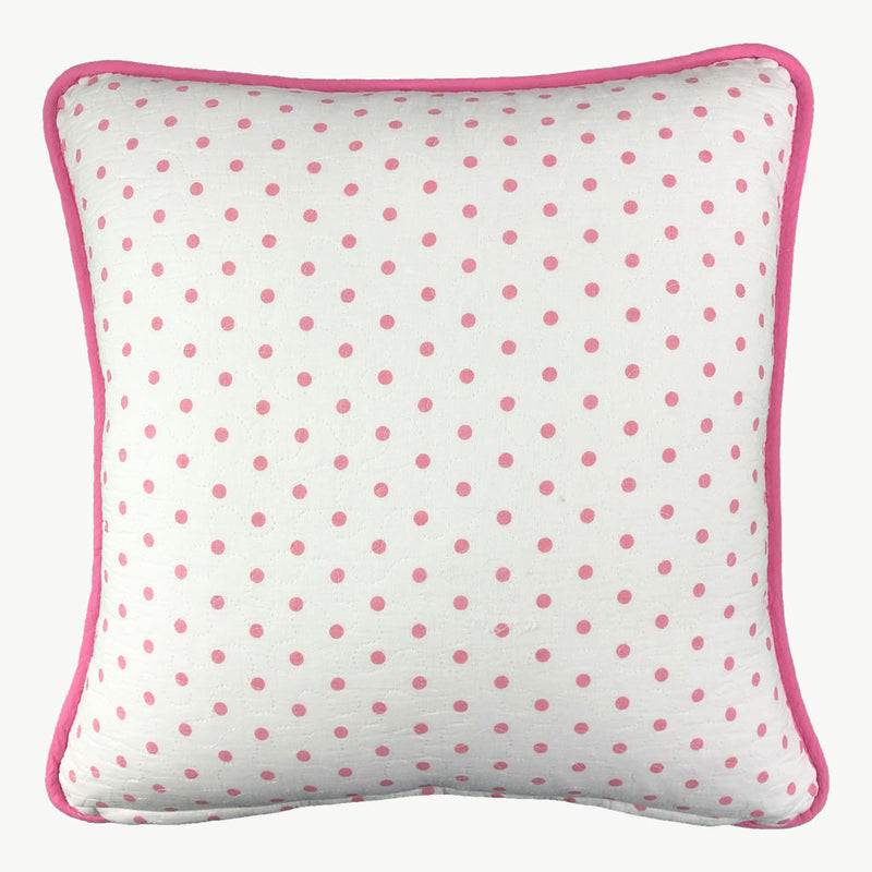Iker - Large 100% Cotton Quilted Embroidered Flower Cushion
