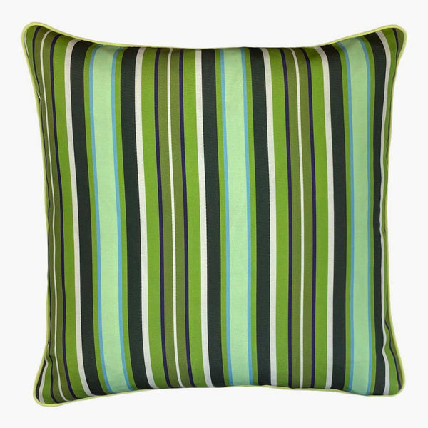 Louis - Striped Waterproof Outdoor Garden Cushion - Green