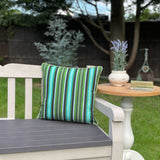 Louis - Striped Waterproof Outdoor Garden Cushion - Green