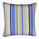 Remy - Striped Waterproof Outdoor Garden Cushion - Blue