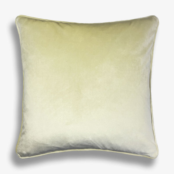 Robyn - Super Soft Velvet Velour Cushion - Cream