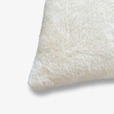 Snuggles - Large Fluffy Faux Fur Cushion - White